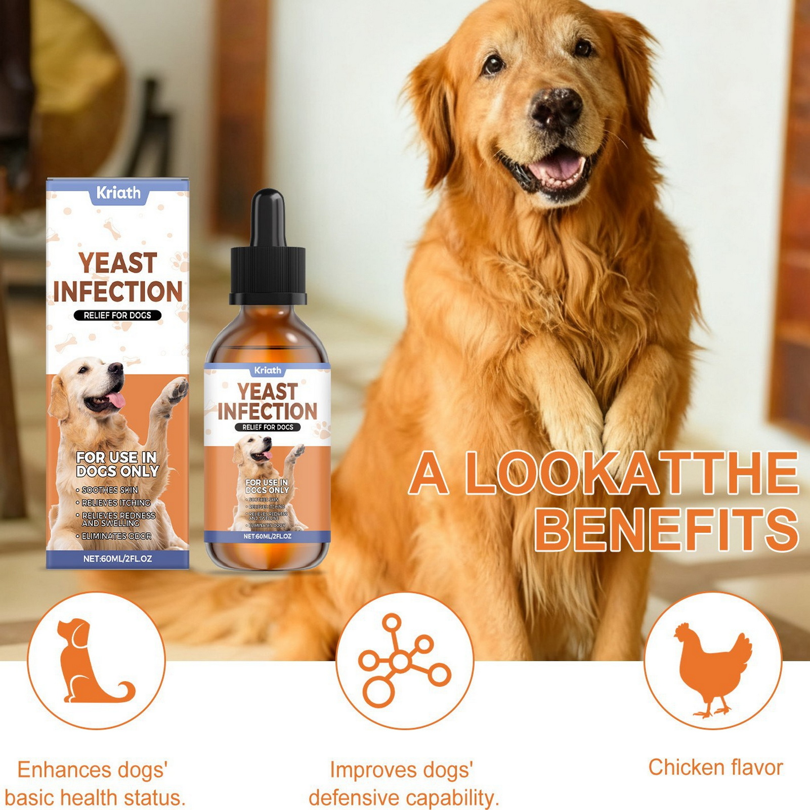 60ml Chicken Flavor Herbal-Dro - Herbal Wellness Healthcare reseña y precio