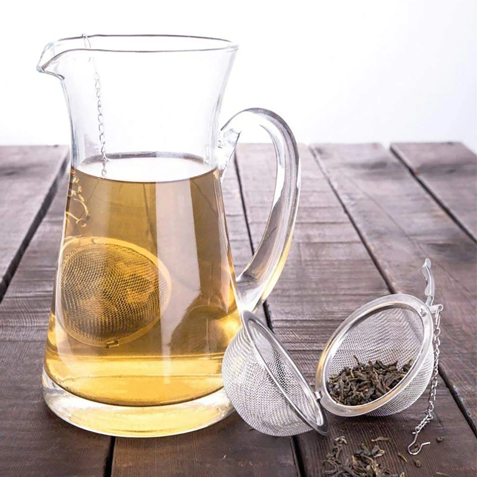 2-10pcs Stainless Steel Ball M - Nettle Leaf Tea reseña y precio