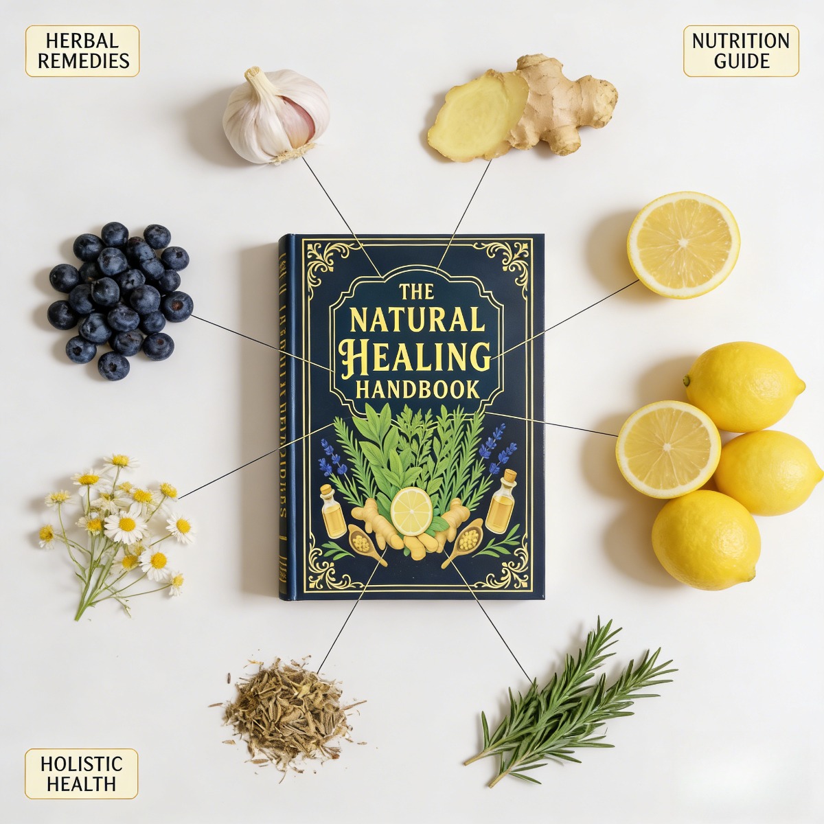 The Natural Healing Handbook E - Herbal Wellness Healthcare reseña y precio