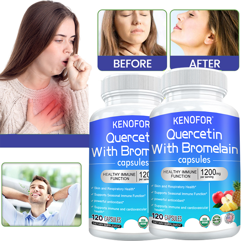 Quercetin Bromelain Capsules,  - Wellness Quercetin reseña y precio