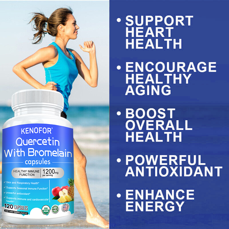 Quercetin Bromelain Capsules,  - Wellness Quercetin reseña y precio