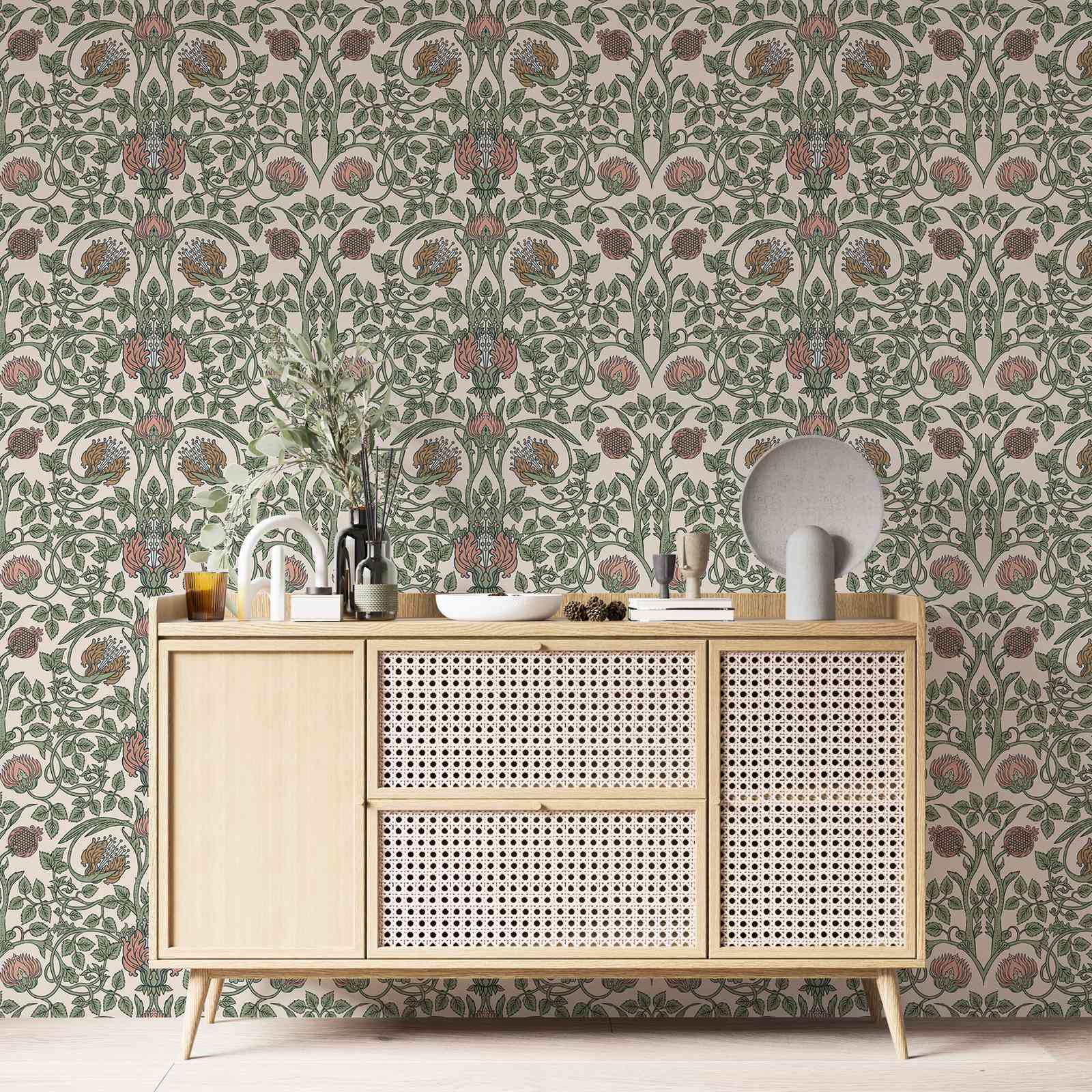 Green Medicine And Herbal Wall - Herbal Wallpaper reseña y precio