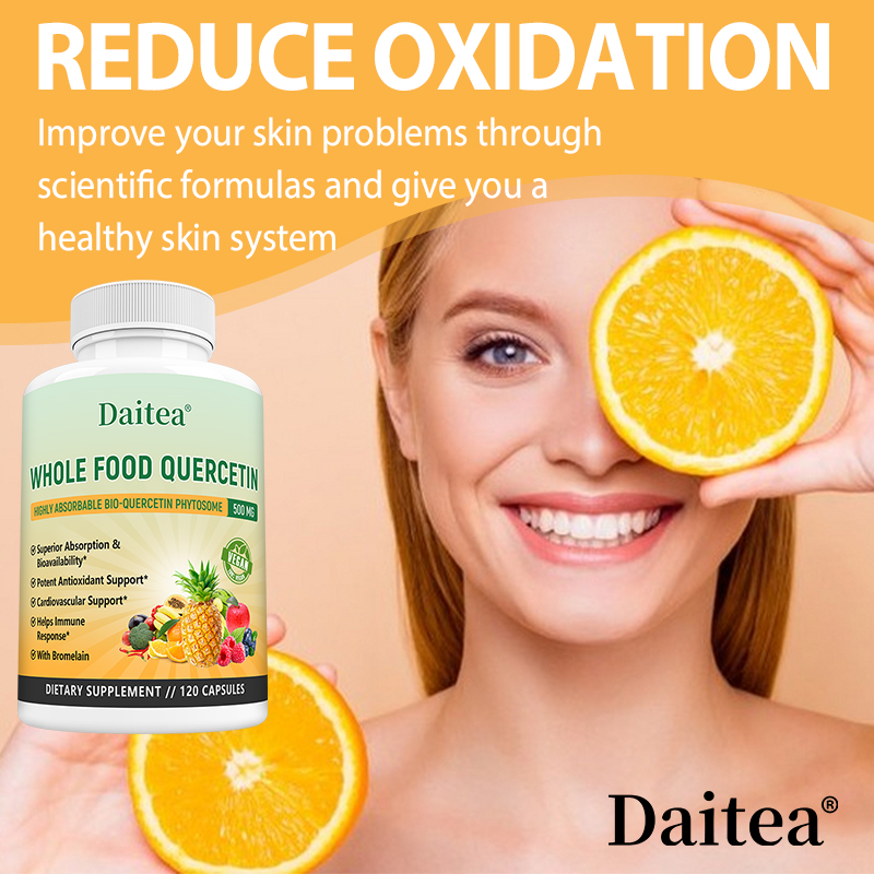 Quercetin Capsules Supplement  - Wellness Quercetin reseña y precio