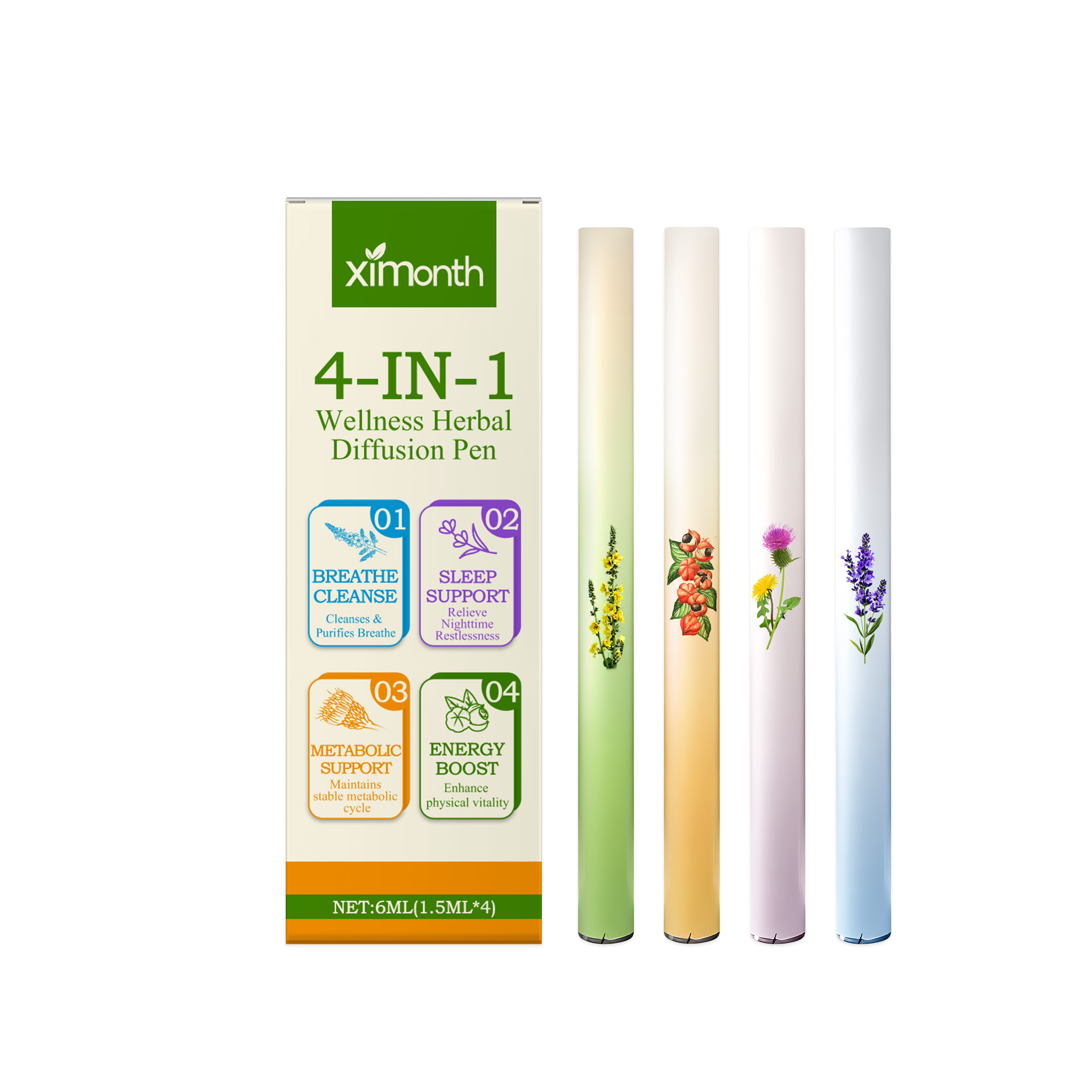4 In 1 Wellness Herbal Diffusi - Herbal Wellness Healthcare reseña y precio