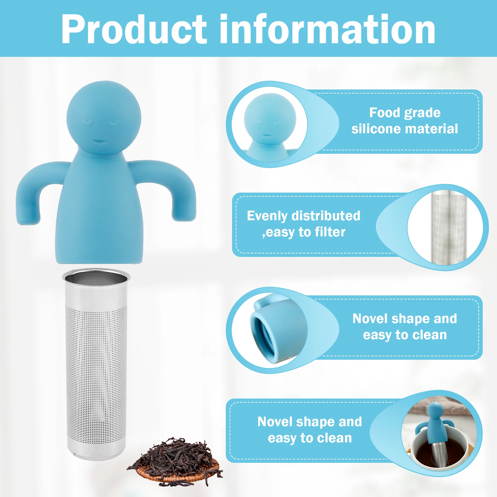Stainless Steel Infuser Tea St - Nettle Leaf Tea reseña y precio