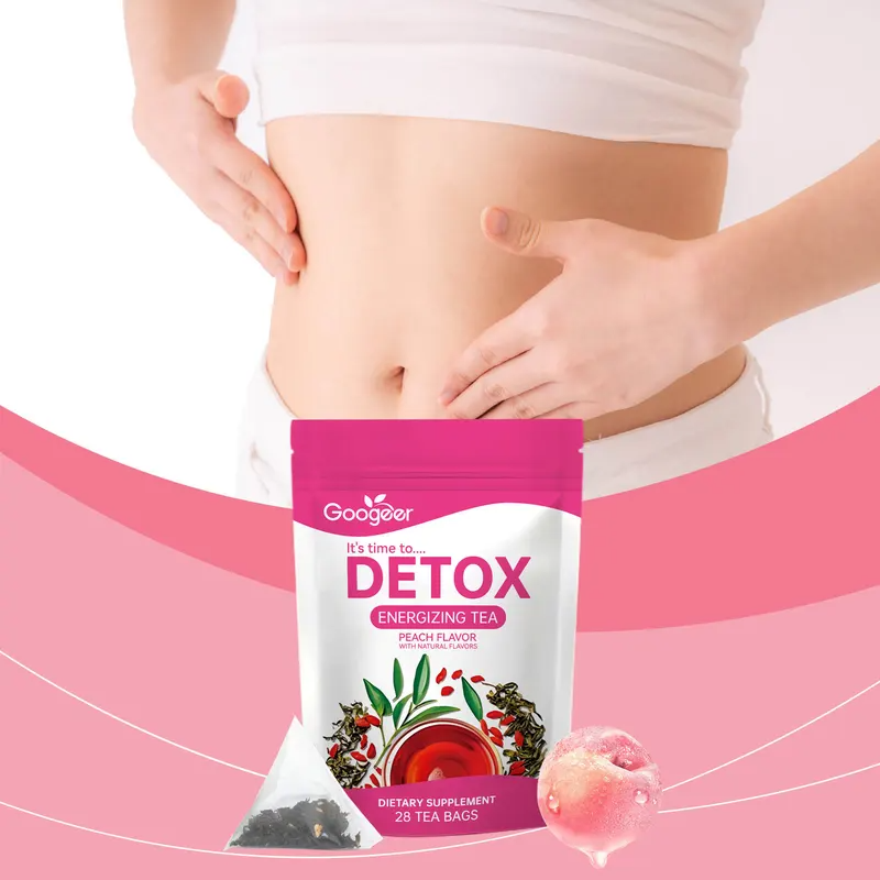 Detox Energizing Tea Peach Fla - Herbal Weight Gain reseña y precio