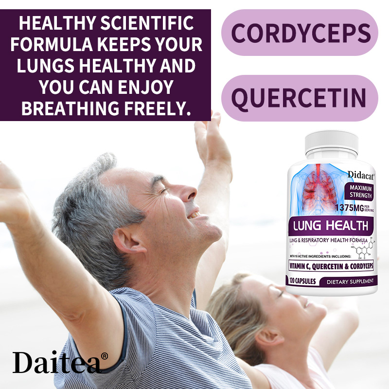 Lung Detox & Cleanse Capsules  - Wellness Quercetin reseña y precio