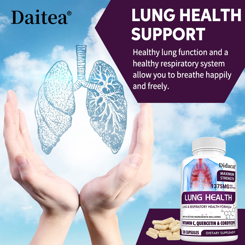 Lung Detox & Cleanse Capsules  - Wellness Quercetin reseña y precio