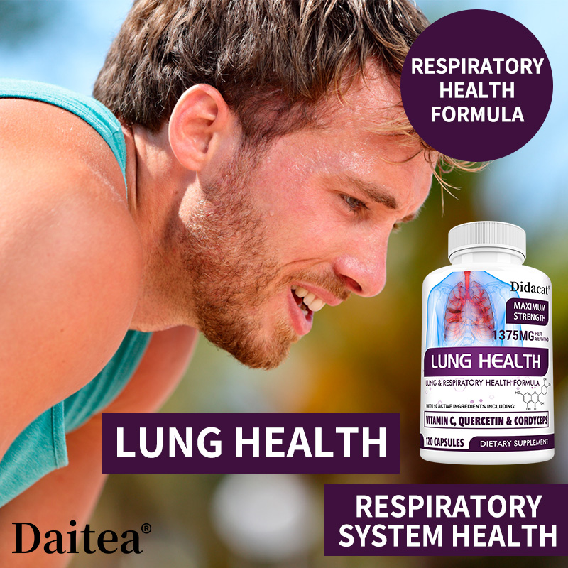Lung Detox & Cleanse Capsules  - Wellness Quercetin reseña y precio