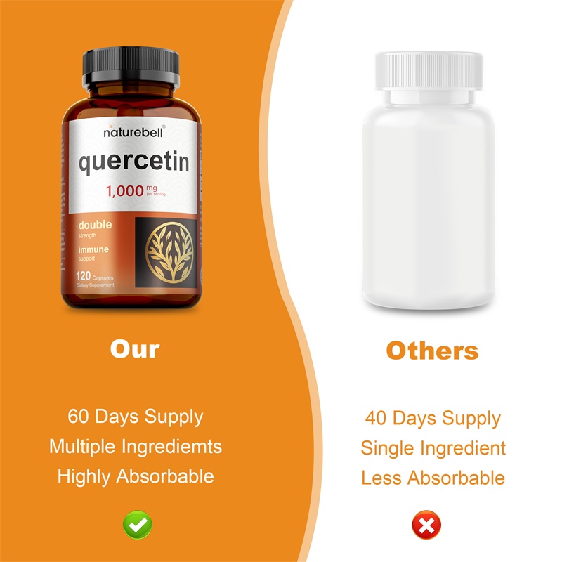 Quercetin Capsules 1000mg - Na - Wellness Quercetin reseña y precio