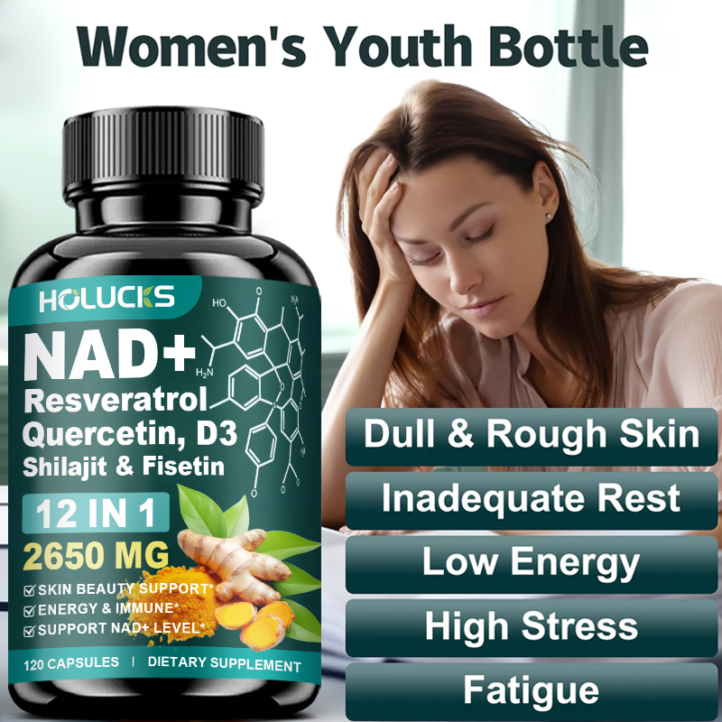 HOLUCKS 12-in-1 NAD+ Supplemen - Wellness Quercetin reseña y precio