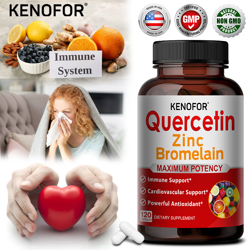 Zinc Quercetin Bromelain Capsu - Wellness Quercetin reseña y precio