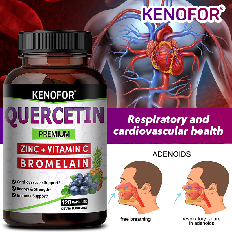 Quercetin Capsules with Bromel - Wellness Quercetin reseña y precio