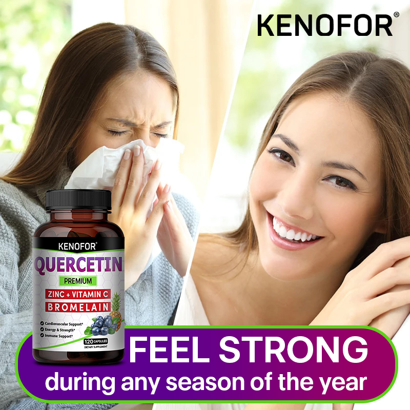 Quercetin Capsules with Bromel - Wellness Quercetin reseña y precio