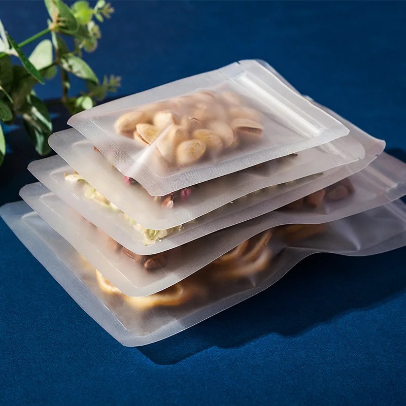 Frosted Clear Ziplock Bag Food - Herbal Wellness Products reseña y precio