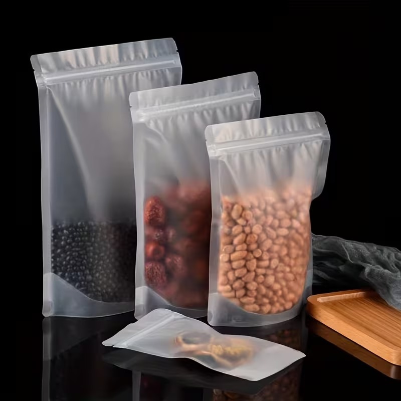 Frosted Clear Ziplock Bag Food - Herbal Wellness Products reseña y precio