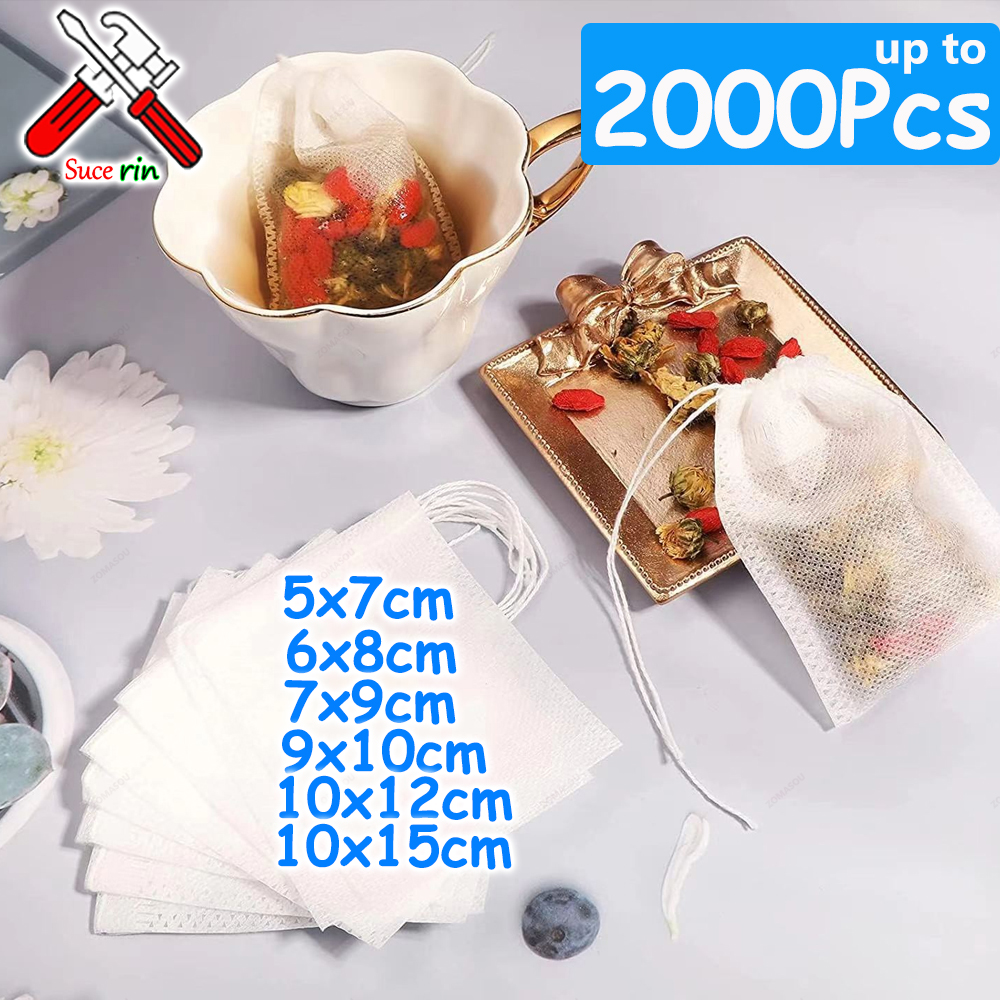 100-2000Pcs Disposable Tea Fil - Herbal Wellness Products reseña y precio