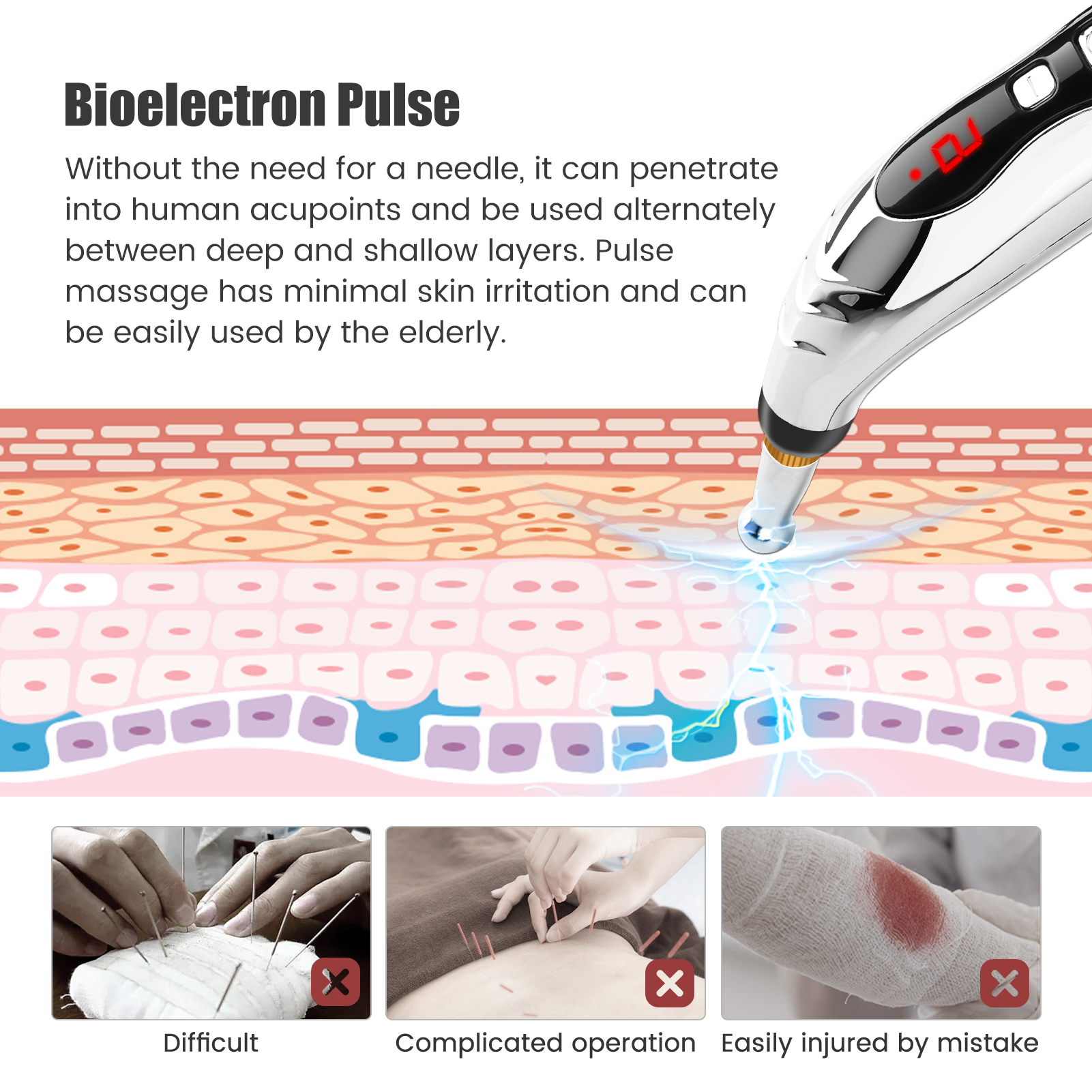Electronic Acupuncture Pen Ele - Healing Wellness reseña y precio