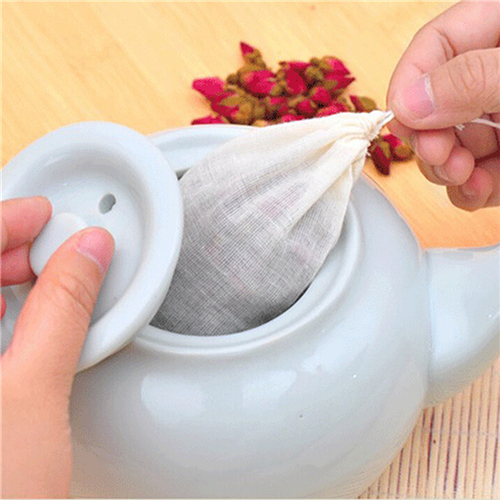 1pc/10Pcs Cotton Tea Bags Musl - Herbal Wellness Products reseña y precio
