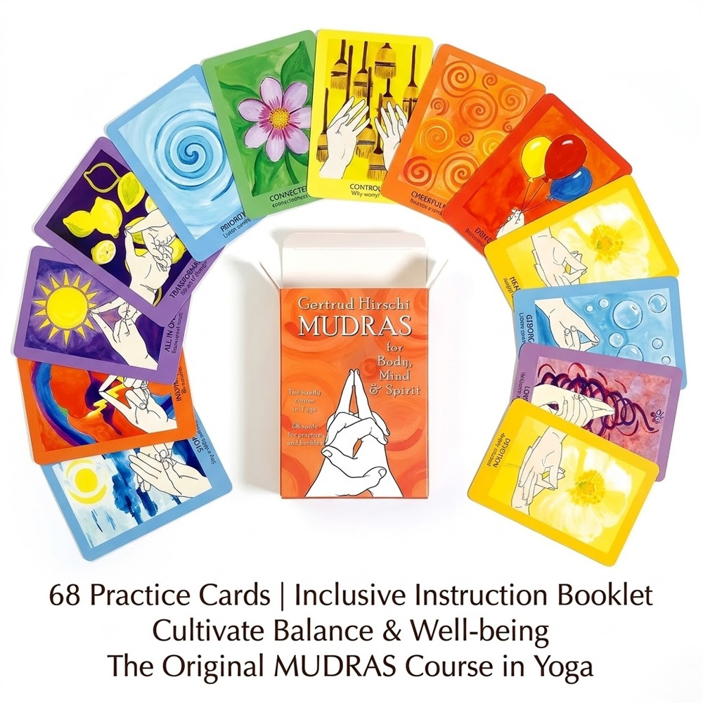 68-Card Yoga Mudra  Deck (10.3 - Healing Wellness reseña y precio