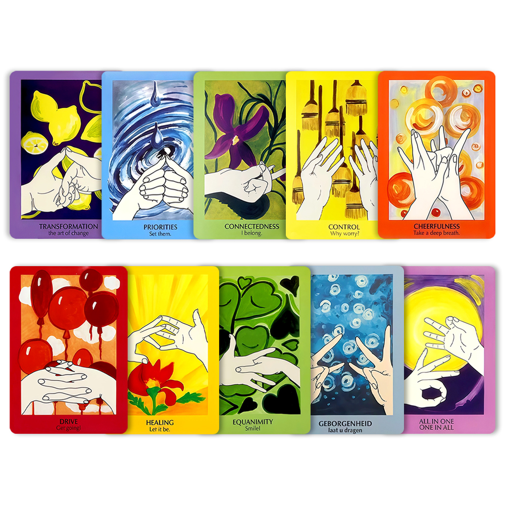 68-Card Yoga Mudra  Deck (10.3 - Healing Wellness reseña y precio