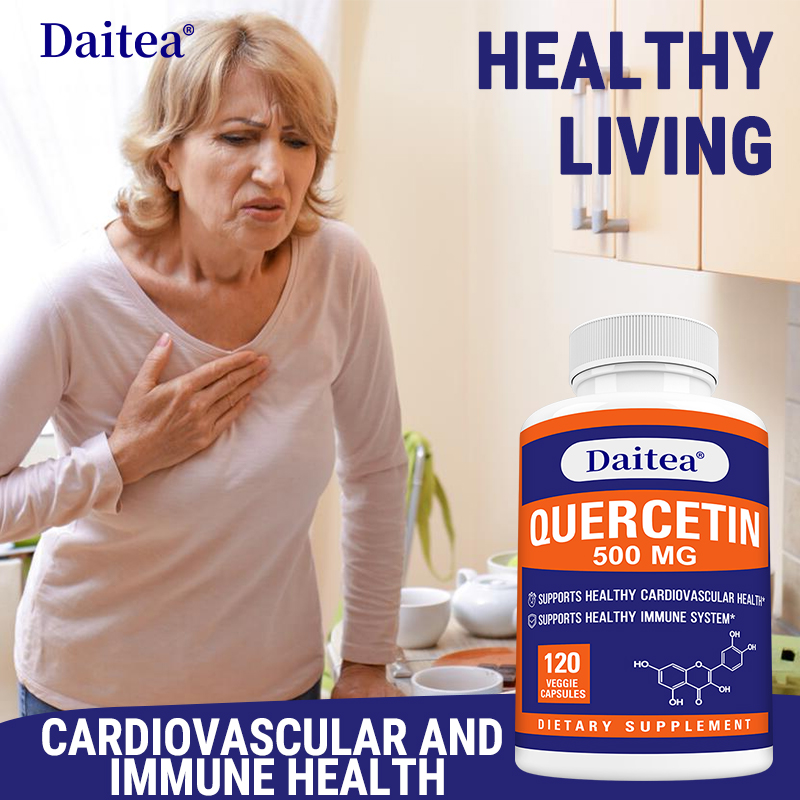 Daitea Quercetin 500mg 120 Veg - Wellness Quercetin reseña y precio
