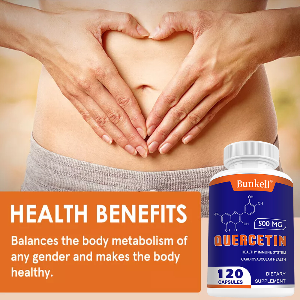 Quercetin 500mg Capsules, Natu - Wellness Quercetin reseña y precio