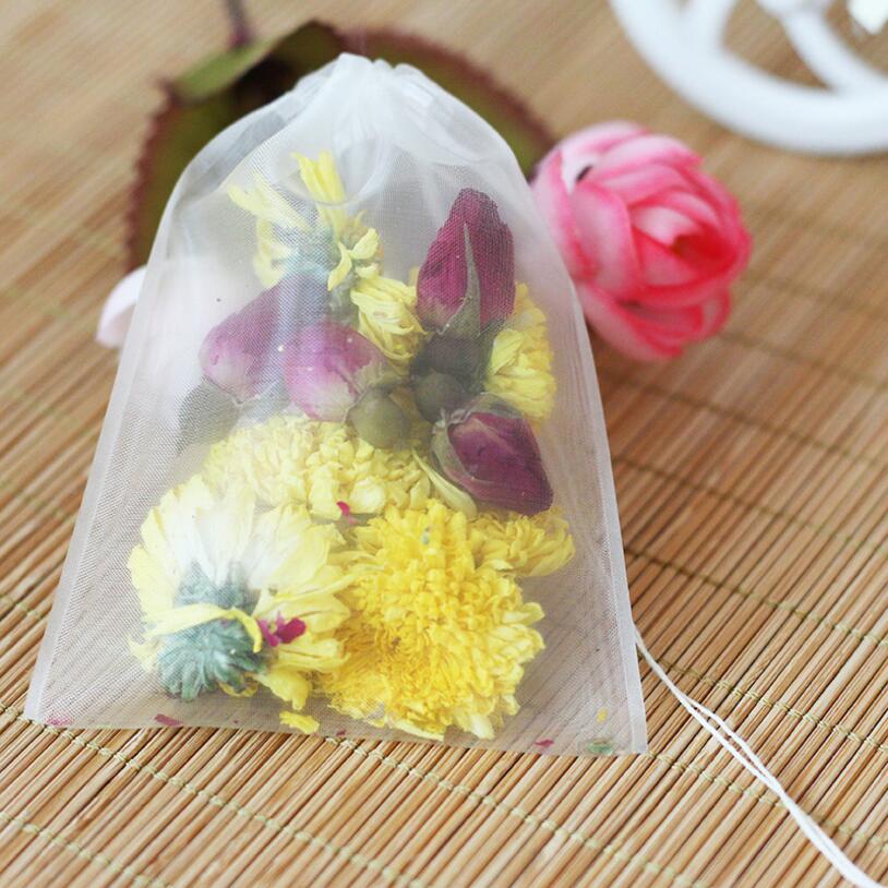 50pcs/lot Empty Tea Bag Nylon  - Herbal Wellness Products reseña y precio