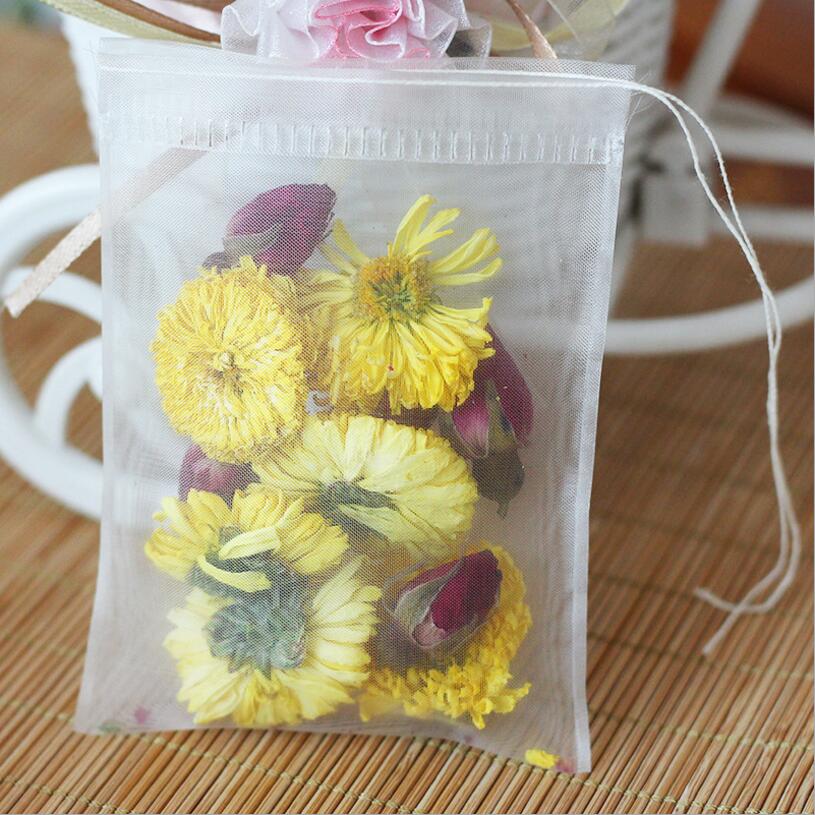 50pcs/lot Empty Tea Bag Nylon  - Herbal Wellness Products reseña y precio