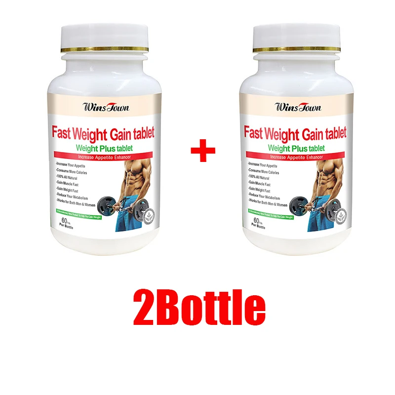 2 Bottle Fast Weight Gain tabl - Herbal Weight Gain reseña y precio