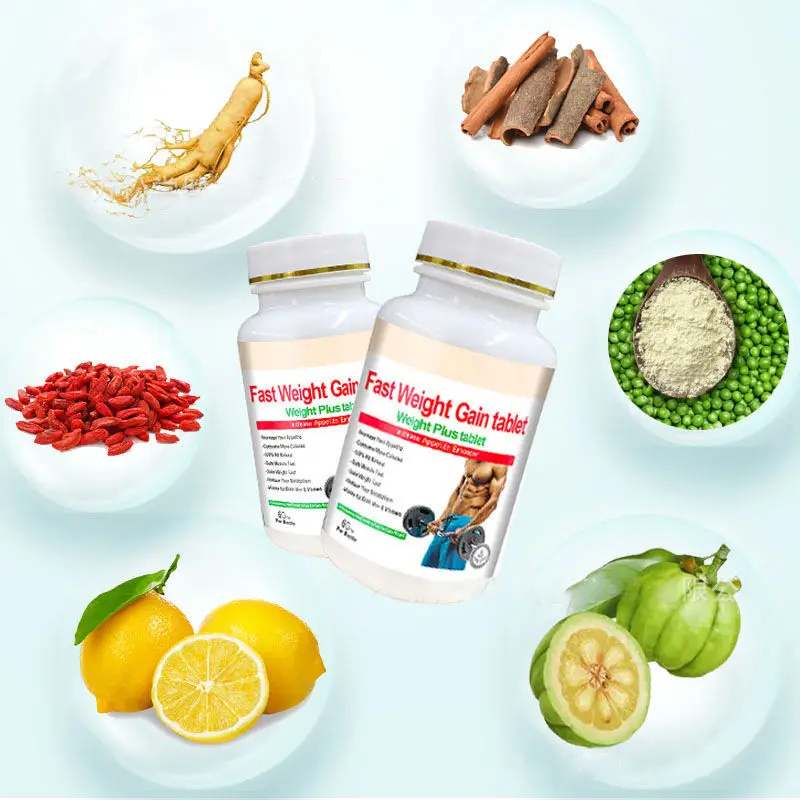 2 Bottle Fast Weight Gain tabl - Herbal Weight Gain reseña y precio