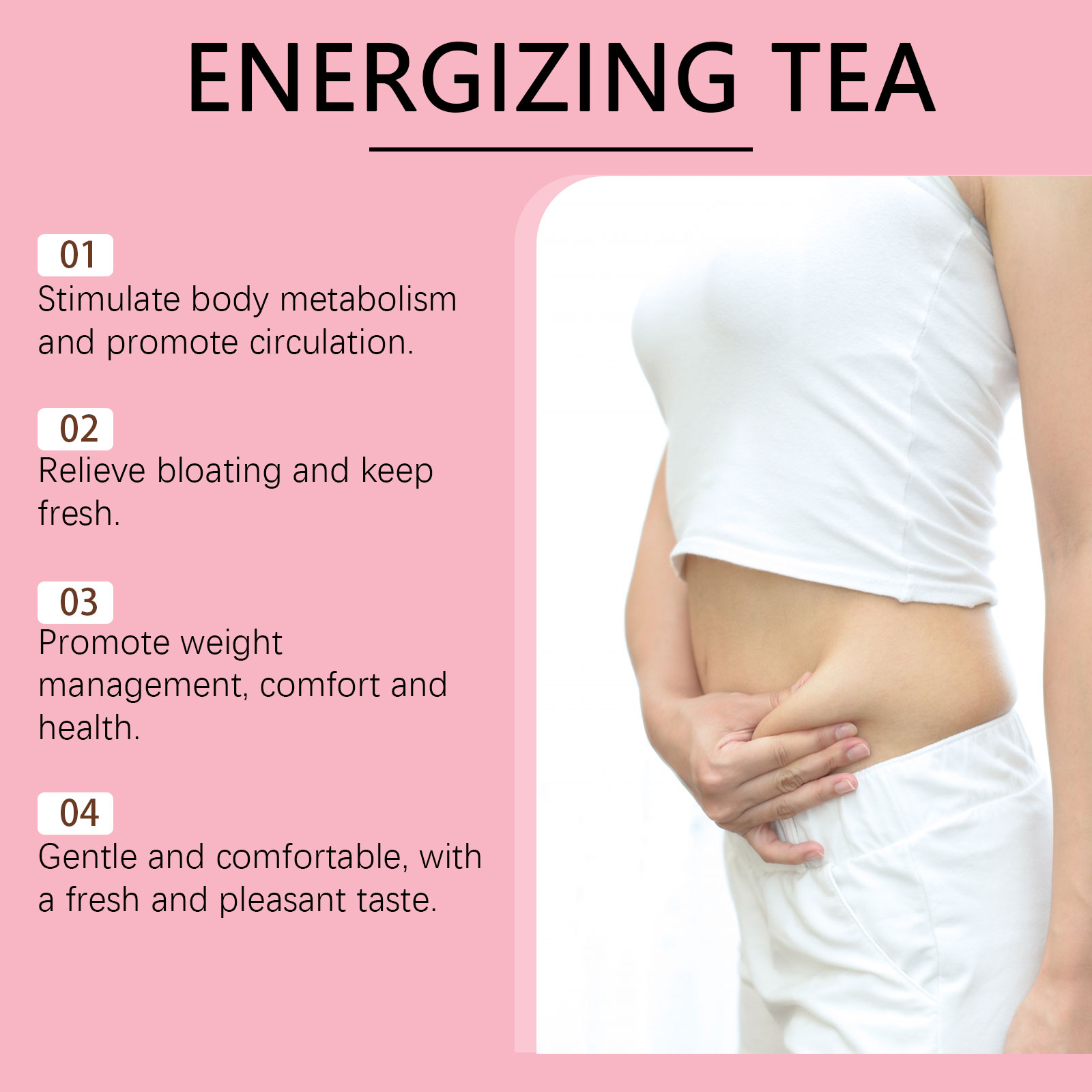 Googeer 28pcs Herbal Detox Tea - Herbal Weight Gain reseña y precio